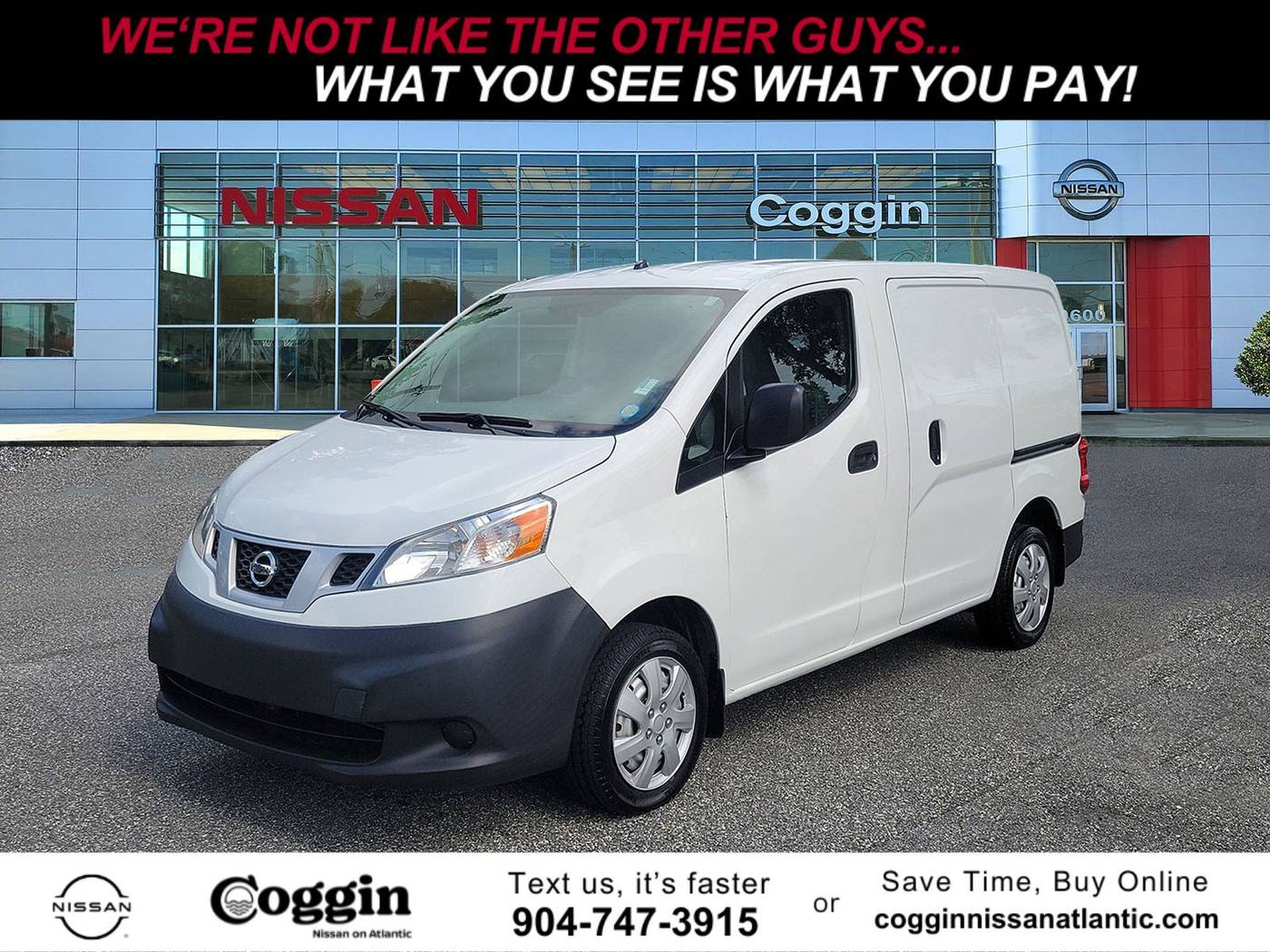 2019 Nissan NV200 Compact Cargo S — Cargo Van — 49,438 mi — Jacksonville, FL