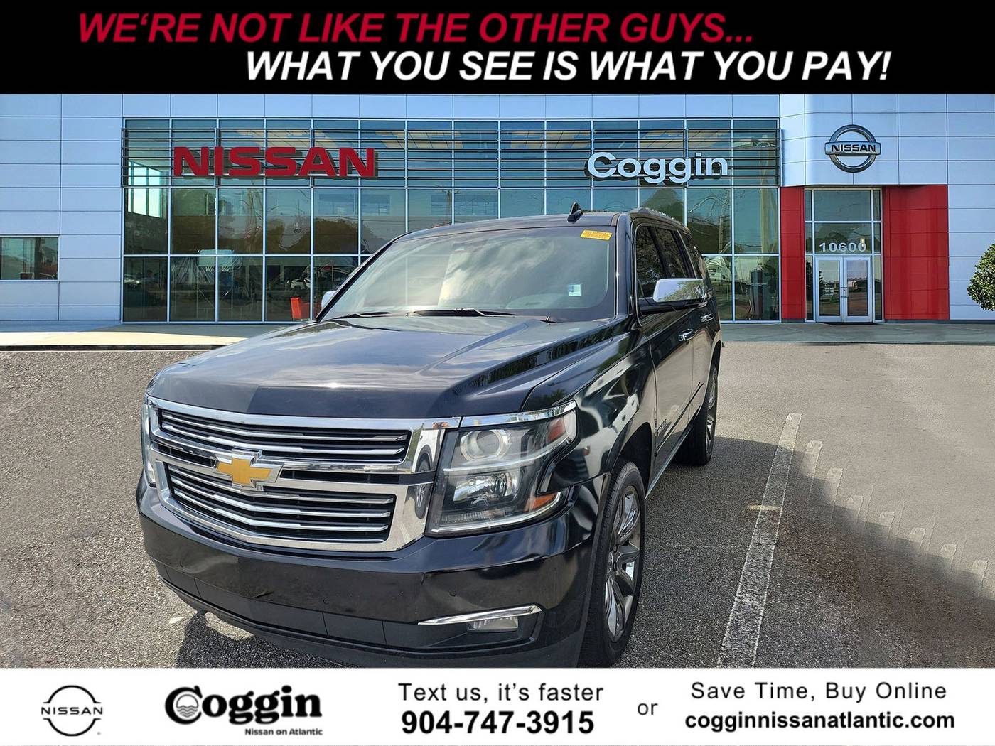 2017 Chevrolet Tahoe Premier — SUV — 123,206 mi — Jacksonville, FL