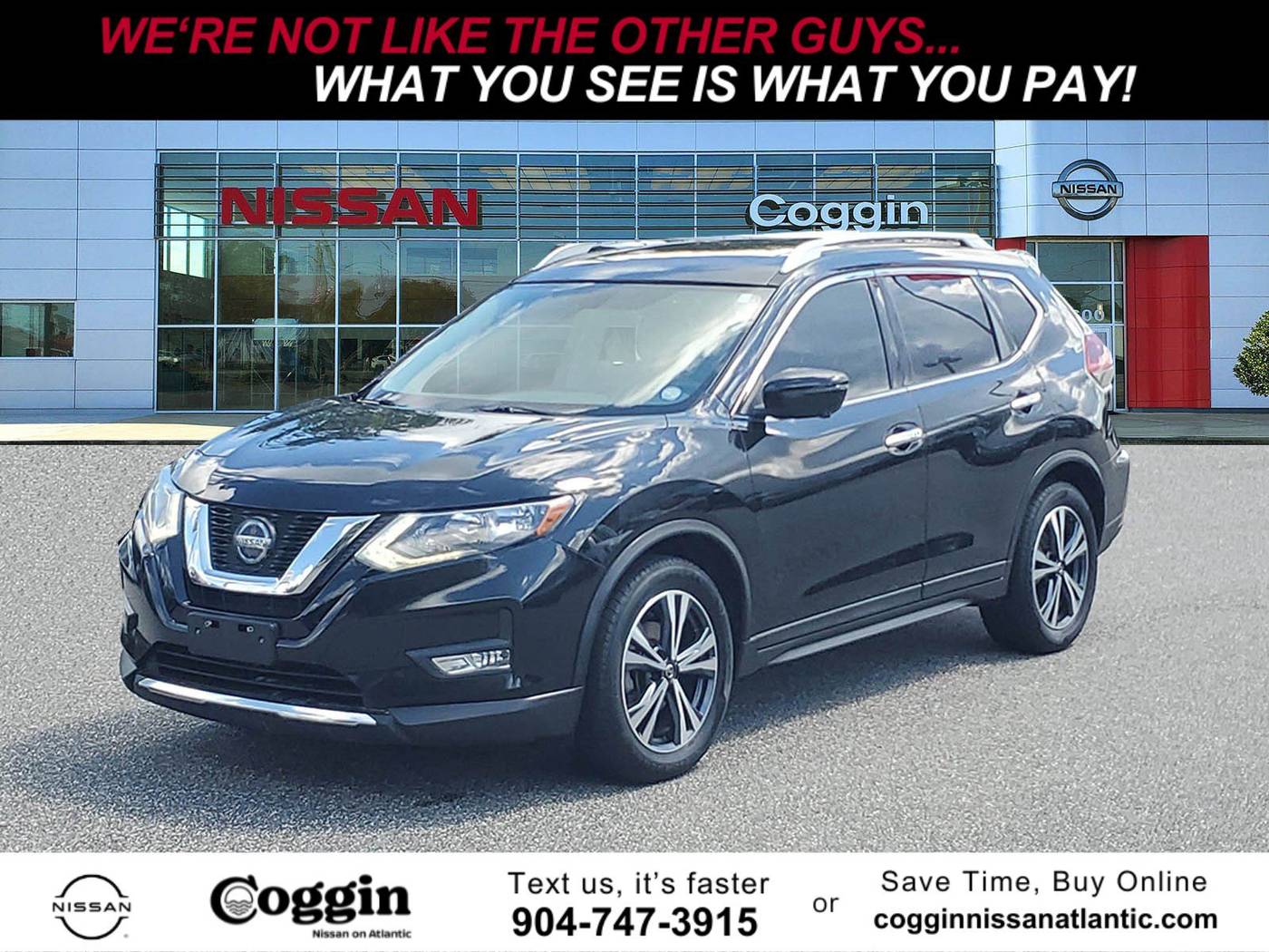 2019 Nissan Rogue SV — SUV — 72,984 mi — Jacksonville, FL