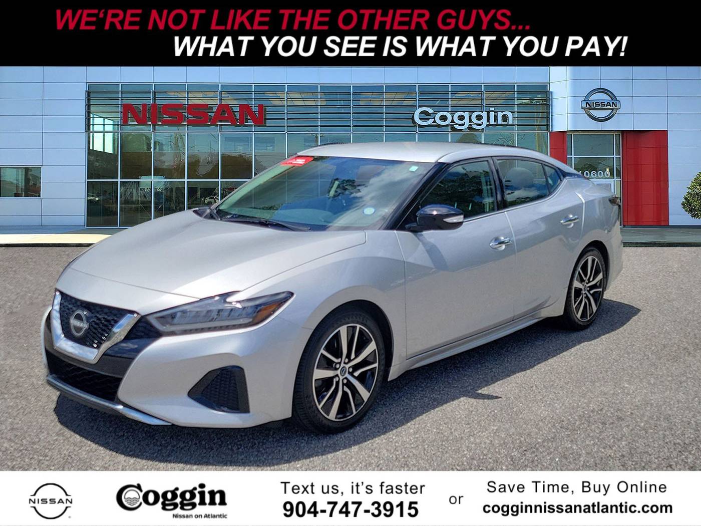 2023 Nissan Maxima SV — Sedan — 45,120 mi — Jacksonville, FL