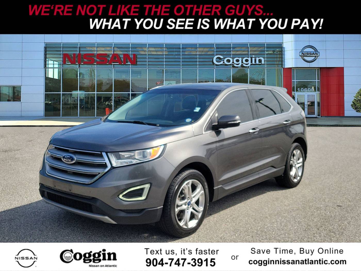 2015 Ford Edge Titanium — SUV — 143,707 mi — Jacksonville, FL