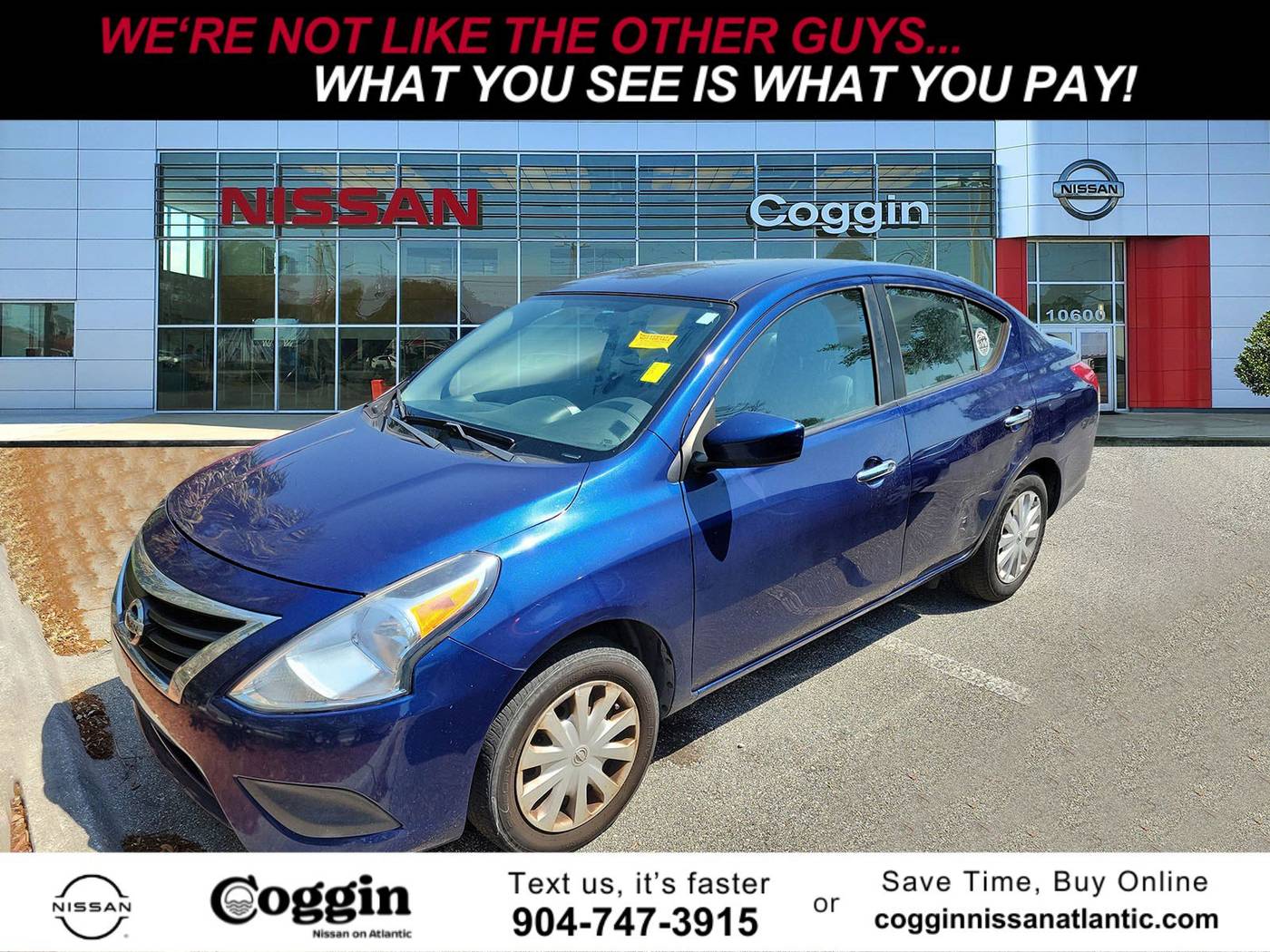 2018 Nissan Versa SV — Sedan — 94,939 mi — Jacksonville, FL