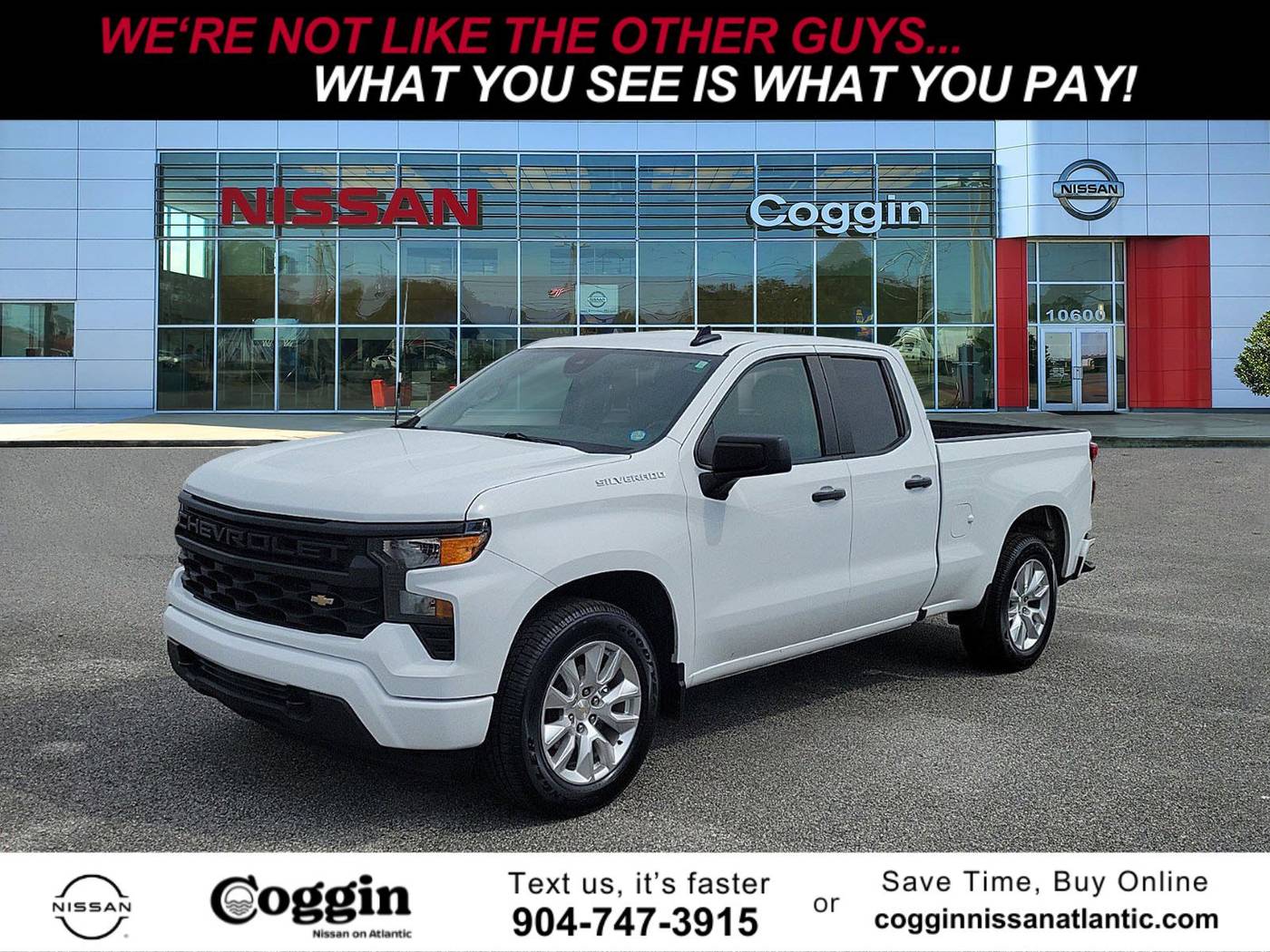 2023 Chevrolet Silverado 1500 Custom — Pickup Truck — 58,047 mi — Jacksonville, FL