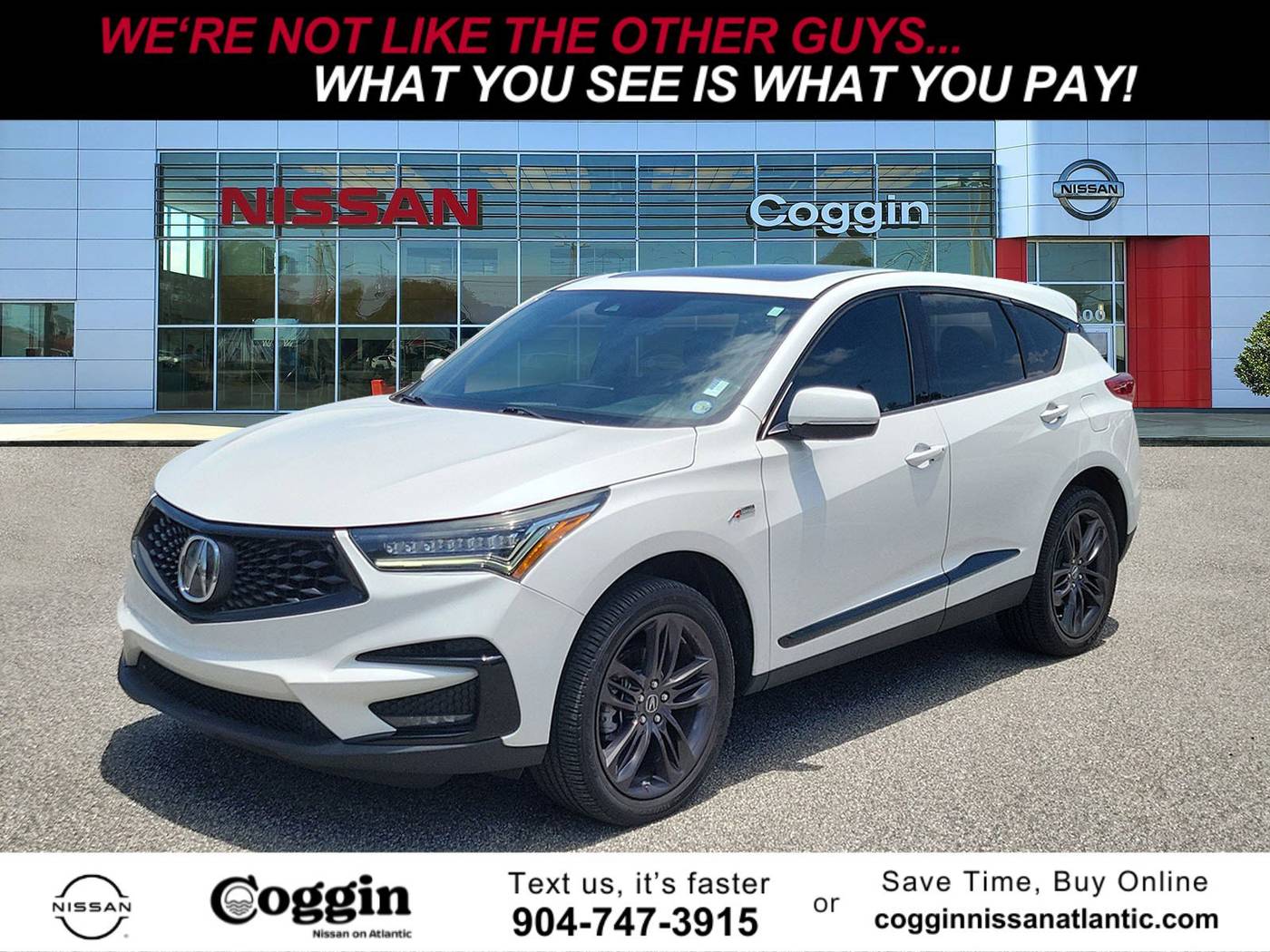 2021 Acura RDX A-Spec Package — SUV — 54,815 mi — Jacksonville, FL