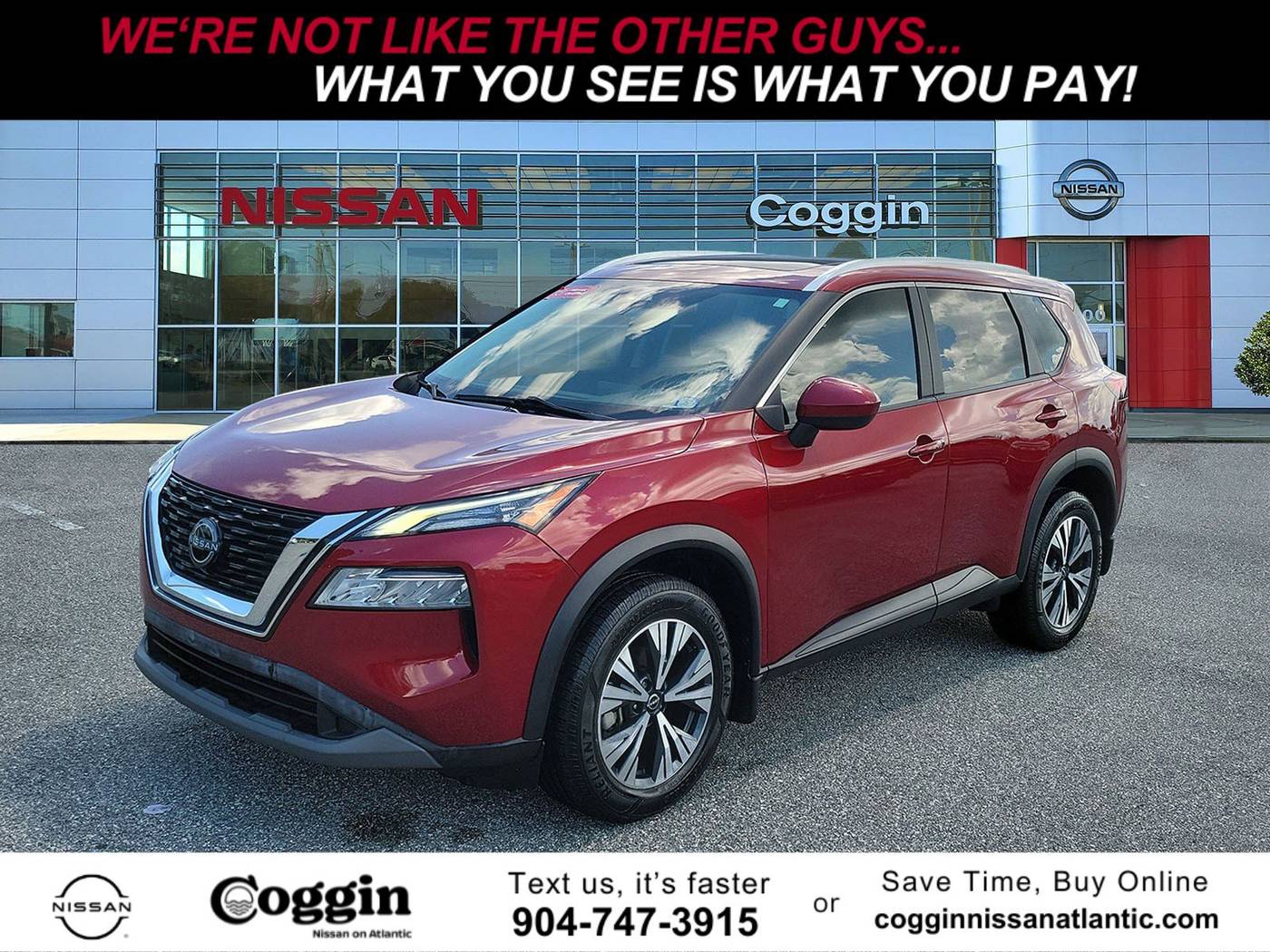 2023 Nissan Rogue SV — SUV — 55,609 mi — Jacksonville, FL