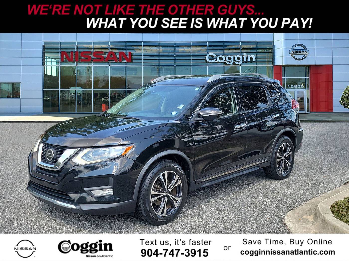 2018 Nissan Rogue SL — SUV — 78,303 mi — Jacksonville, FL