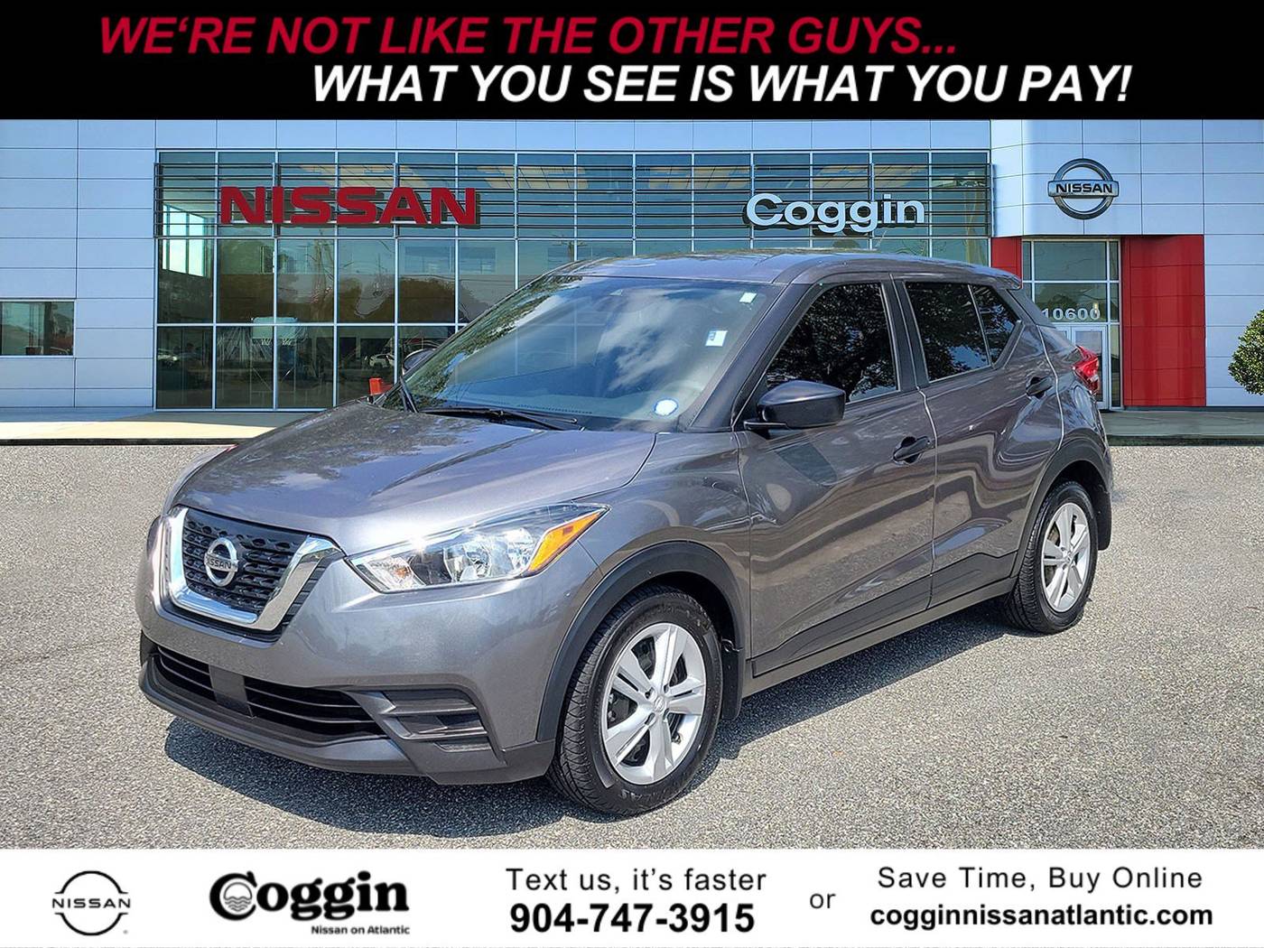 2020 Nissan Kicks S — SUV — 54,711 mi — Jacksonville, FL