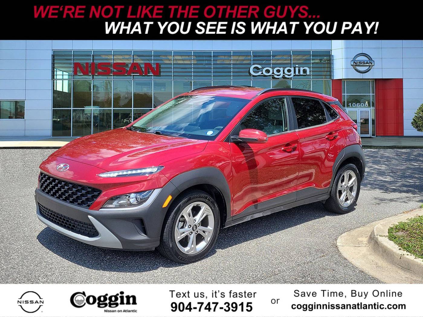 2023 Hyundai Kona SEL — SUV — 43,265 mi — Jacksonville, FL