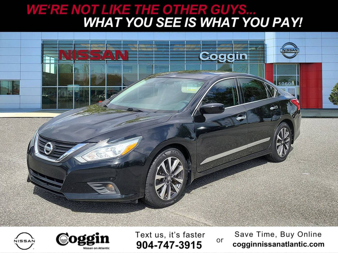 2016 Nissan Altima 2.5 SV — Sedan — 63,419 mi — Jacksonville, FL