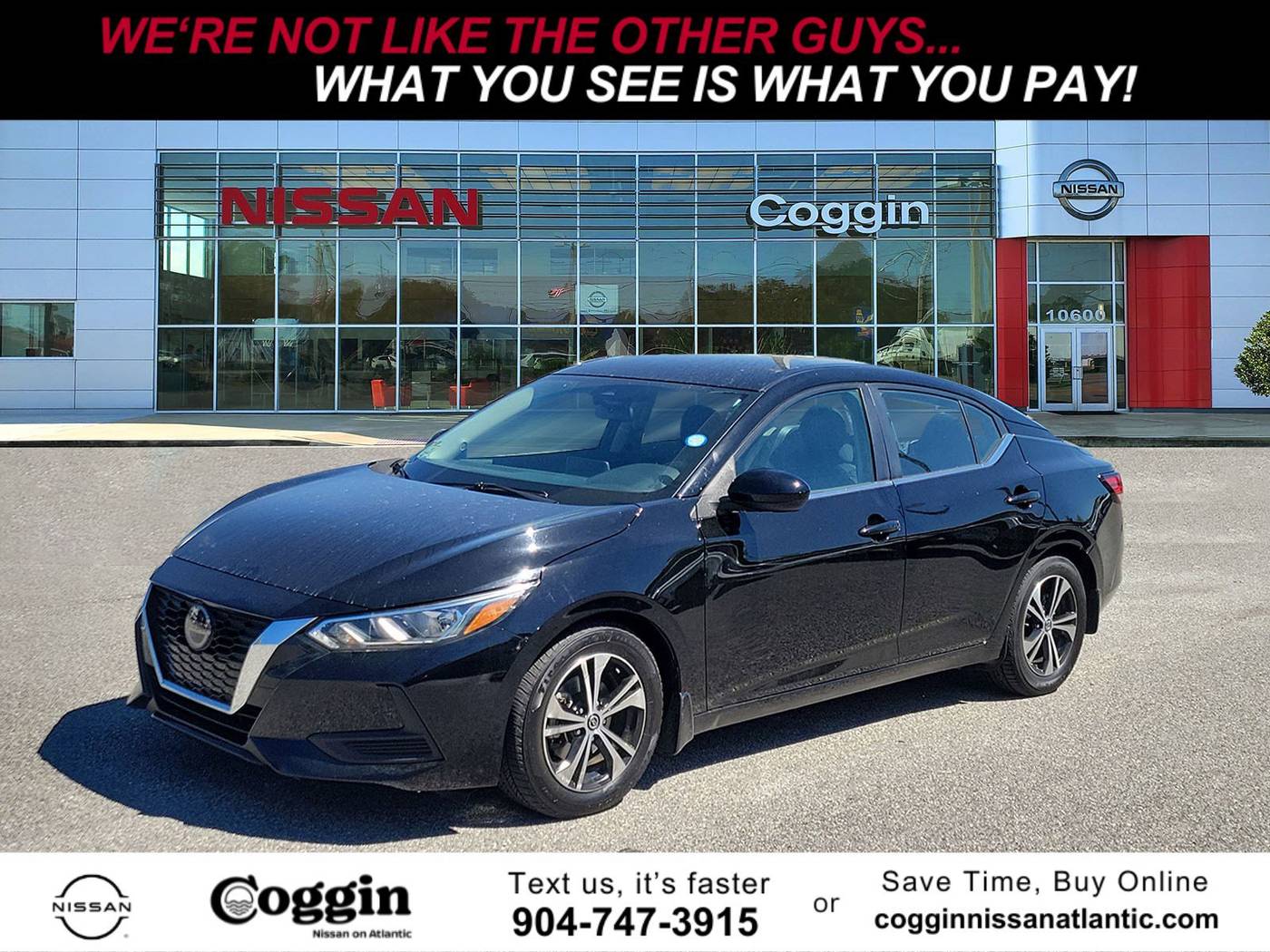 2021 Nissan Sentra SV — Sedan — 62,585 mi — Jacksonville, FL