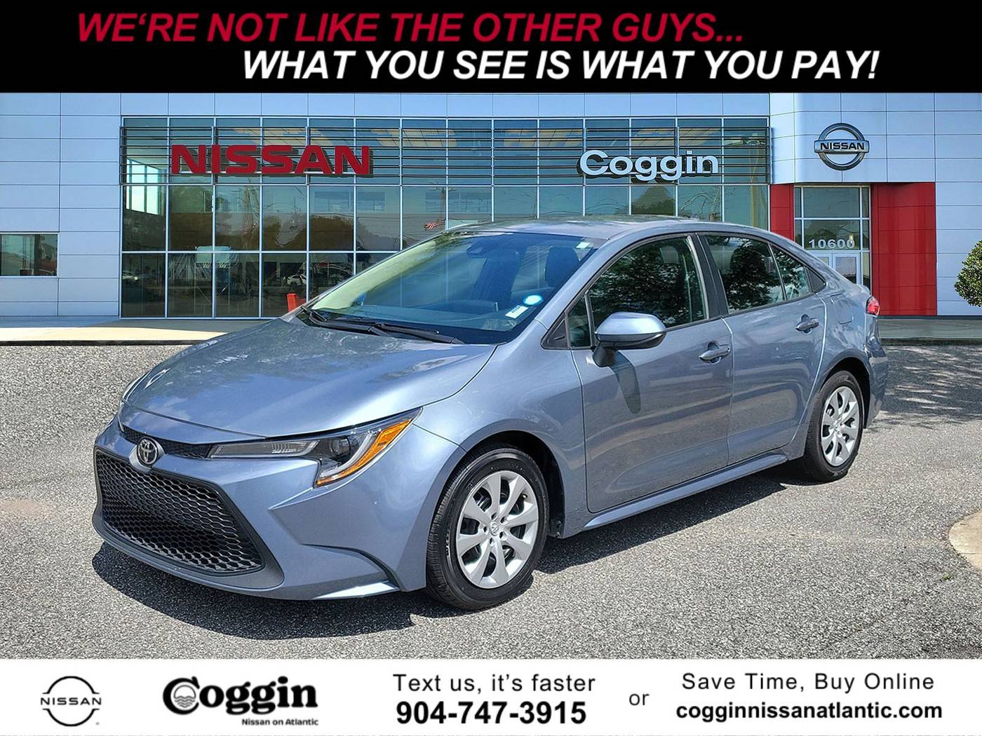 2021 Toyota Corolla LE — Sedan — 41,001 mi — Jacksonville, FL