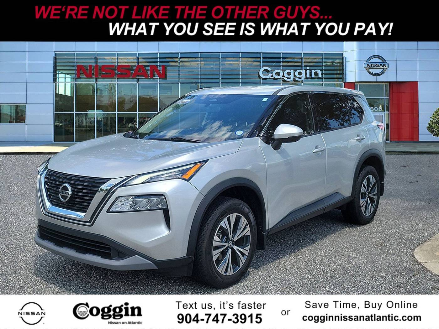 2021 Nissan Rogue SV — SUV — 74,417 mi — Jacksonville, FL