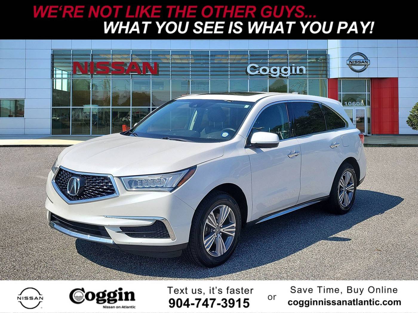 2020 Acura MDX Standard — SUV — 53,728 mi — Jacksonville, FL