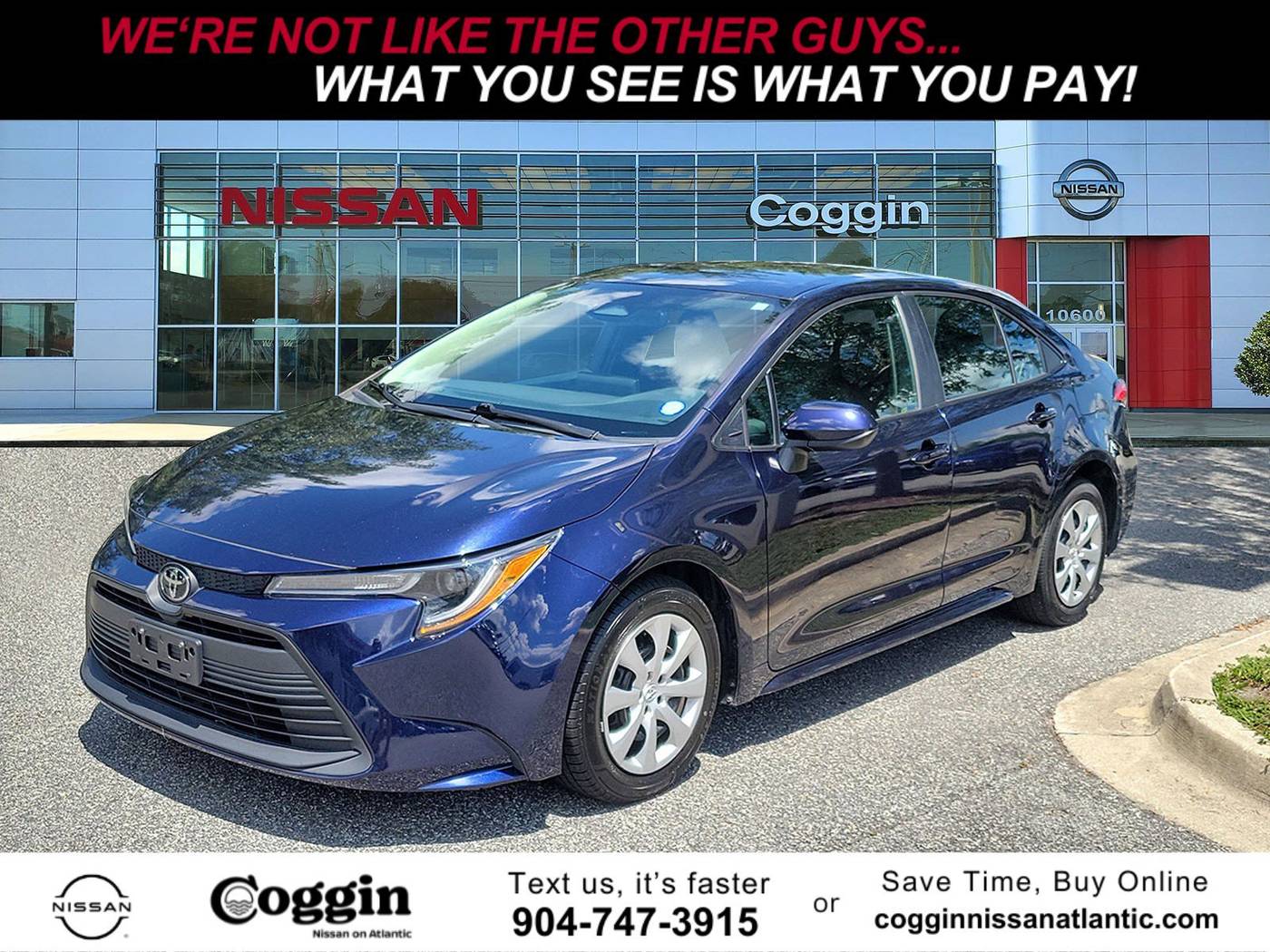 2023 Toyota Corolla LE — Sedan — 50,937 mi — Jacksonville, FL