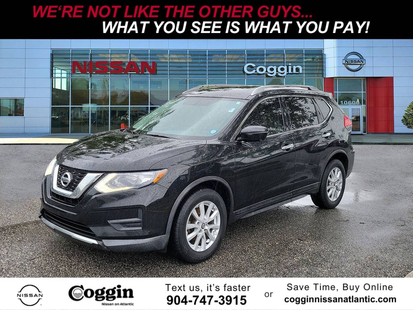 2017 Nissan Rogue SV — SUV — 108,378 mi — Jacksonville, FL
