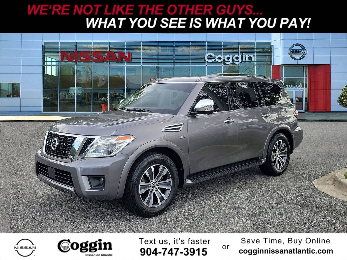 2019 Nissan Armada SL — SUV — 98,410 mi — Jacksonville, FL