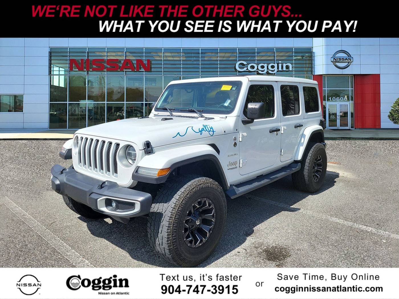 2021 Jeep Wrangler Sahara — SUV — 72,725 mi — Jacksonville, FL