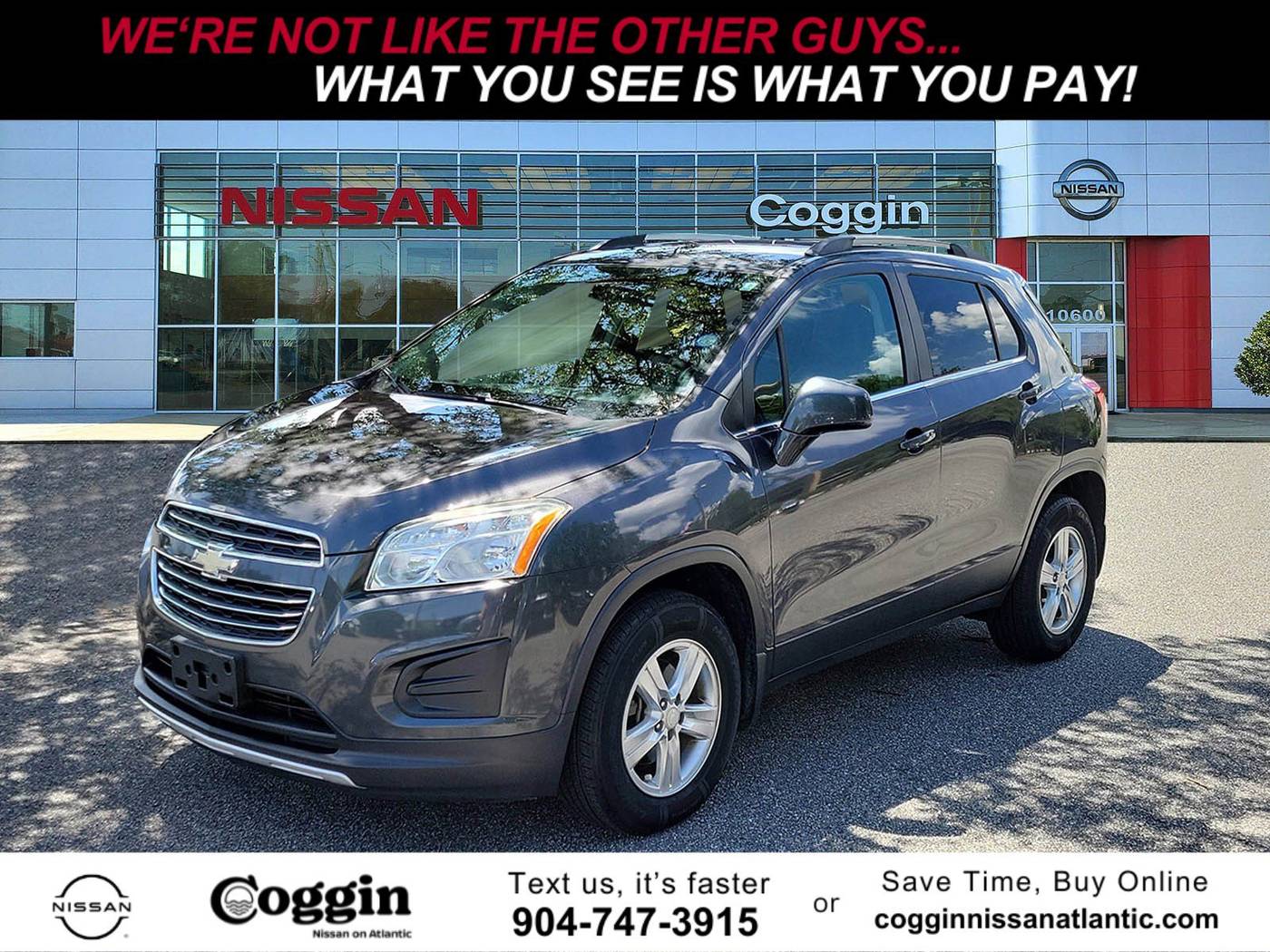 2016 Chevrolet Trax LT — SUV — 88,445 mi — Jacksonville, FL