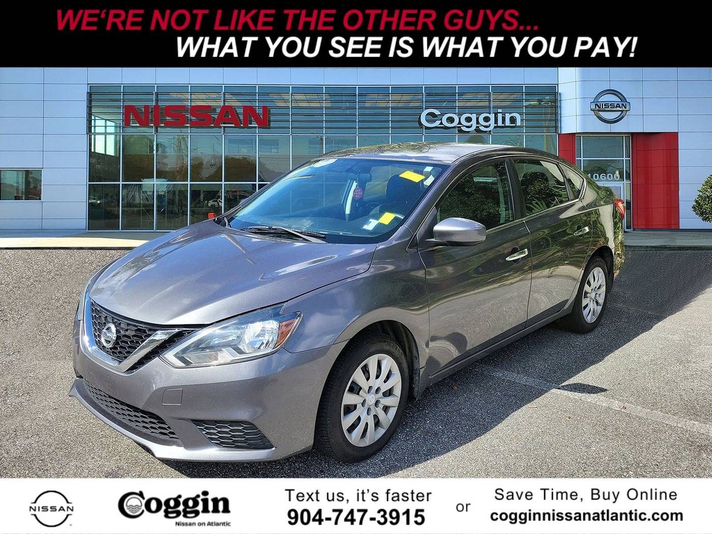 2017 Nissan Sentra SV — Sedan — 146,139 mi — Jacksonville, FL