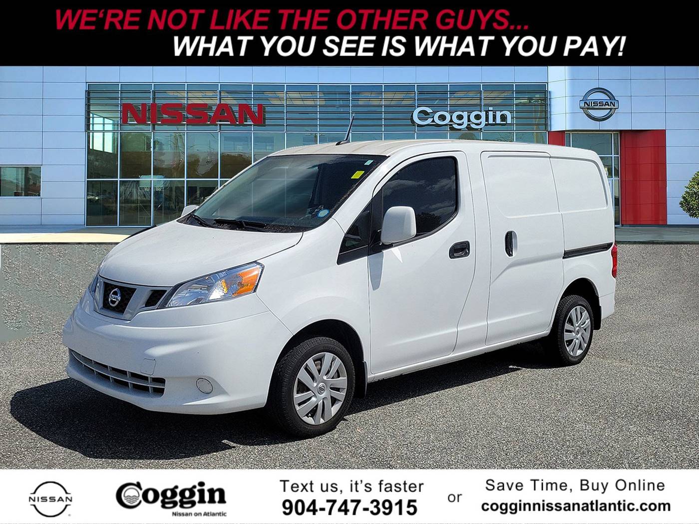 2021 Nissan NV200 Compact Cargo SV — Cargo Van — 50,610 mi — Jacksonville, FL