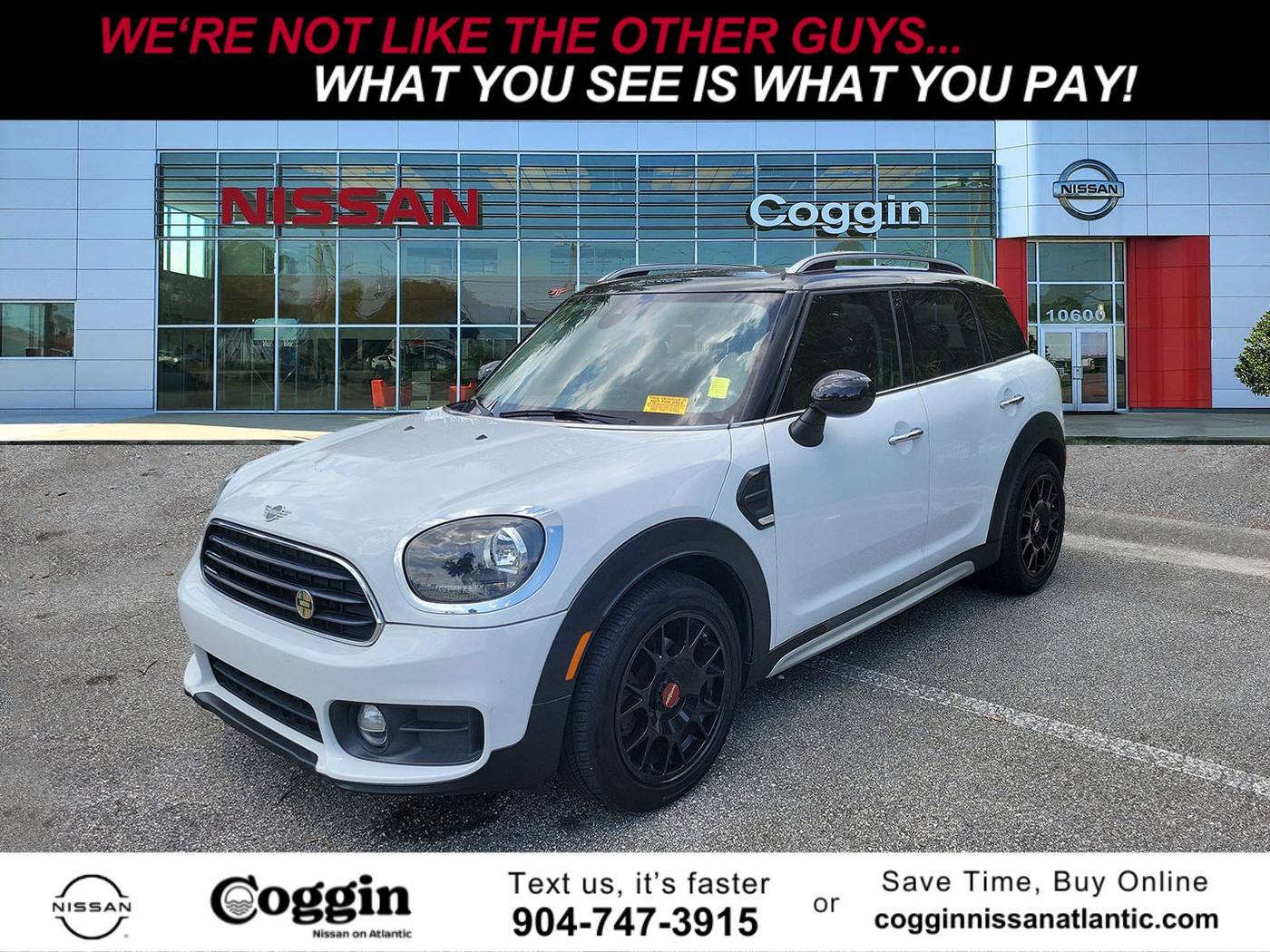2019 MINI Countryman Cooper — SUV — 86,641 mi — Jacksonville, FL