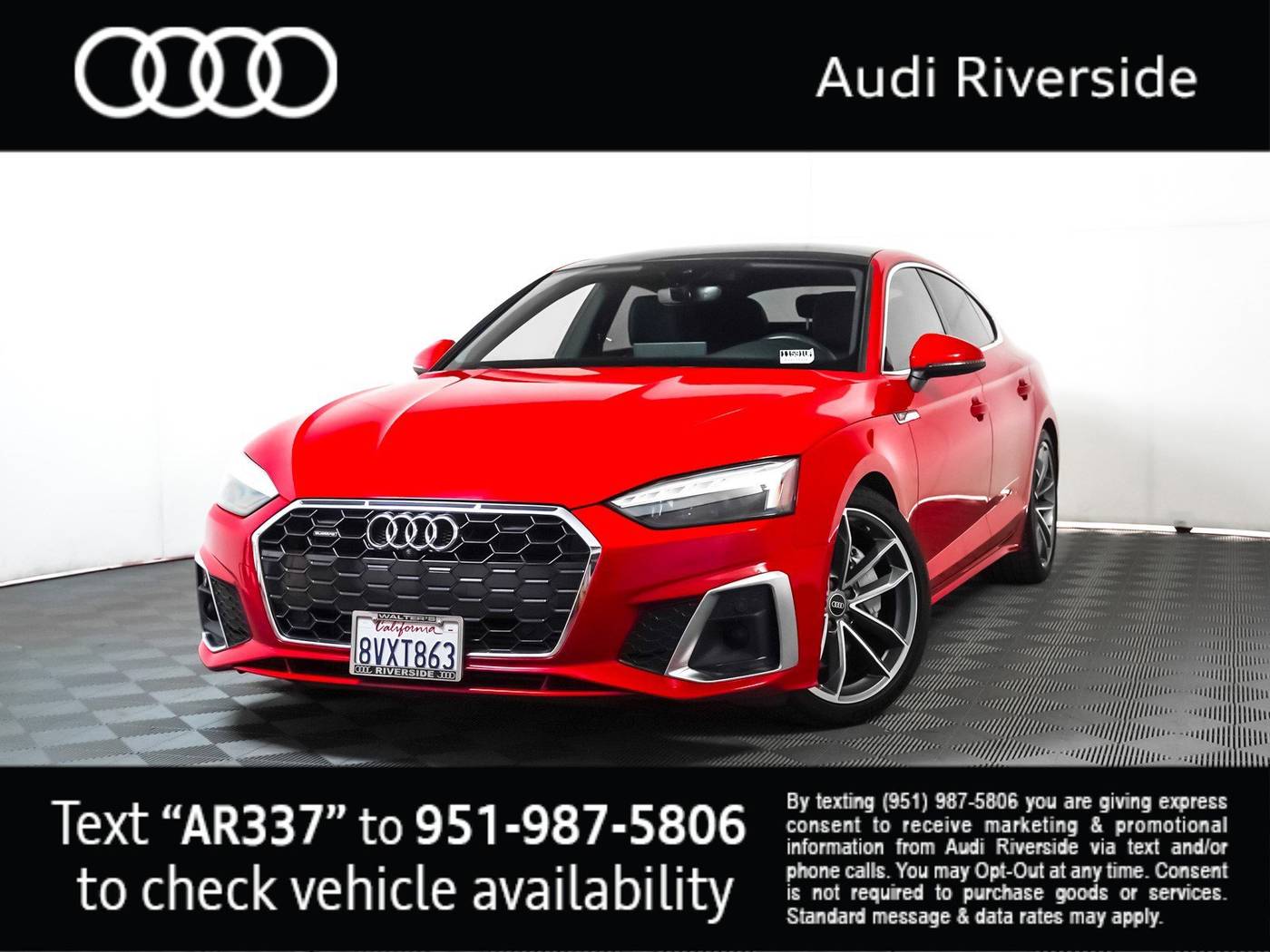 2021 Audi A5 Premium Plus — Hatchback — 37,161 mi — Riverside, CA
