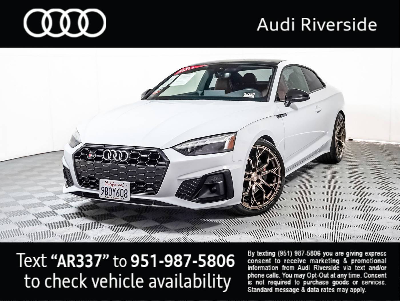 2022 Audi S5 Premium Plus — Coupe — 28,413 mi — Riverside, CA