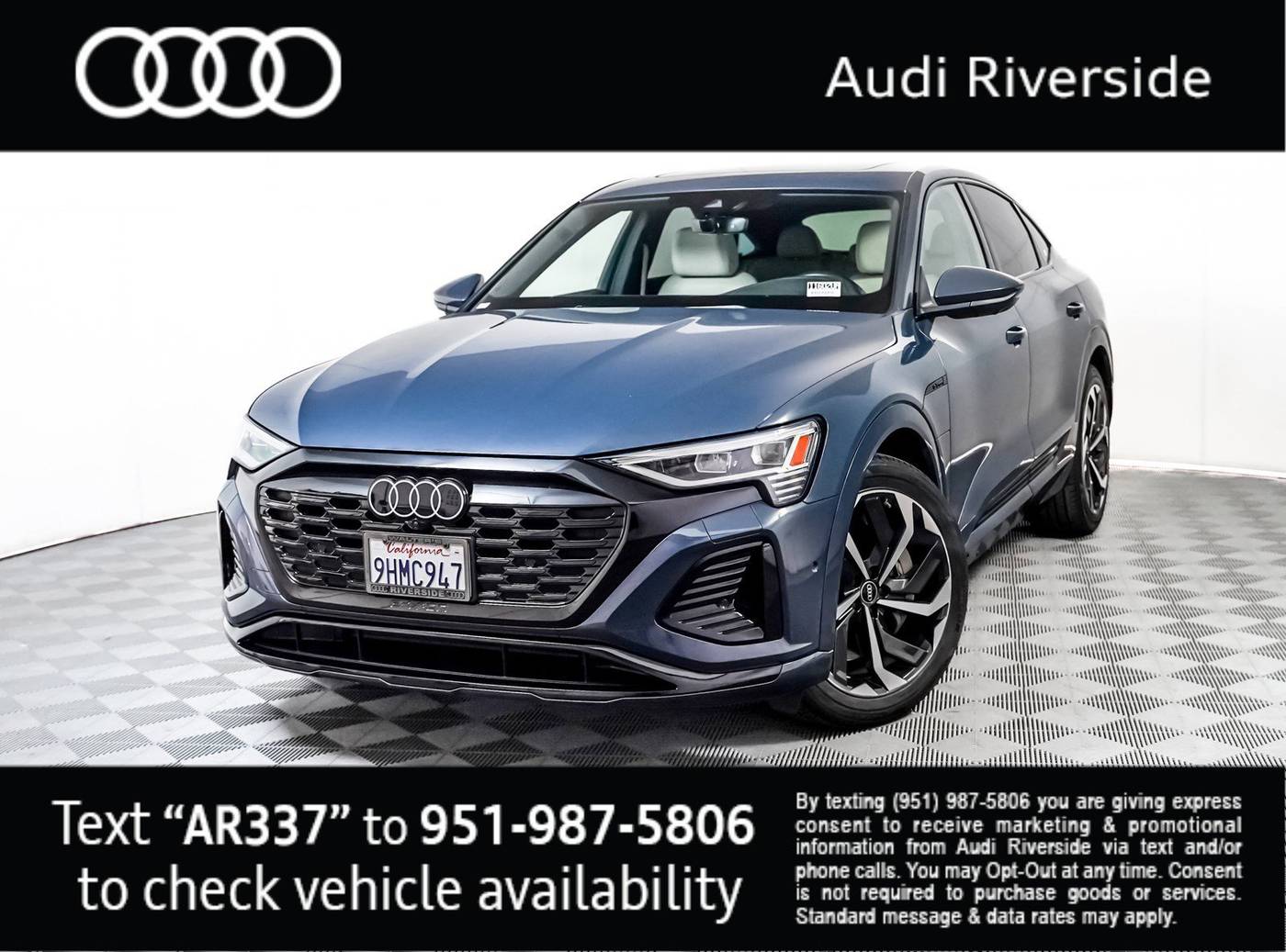 2024 Audi Q8 e-tron S line Premium Plus — SUV — 7,703 mi — Riverside, CA