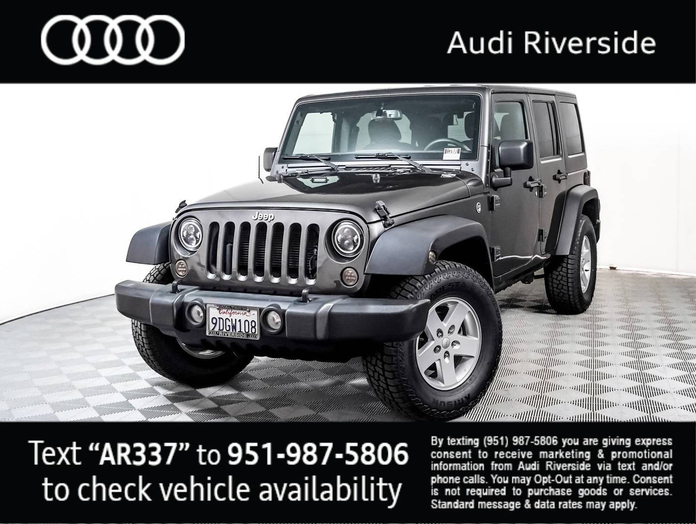 2017 Jeep Wrangler Sport — SUV — 90,778 mi — Riverside, CA