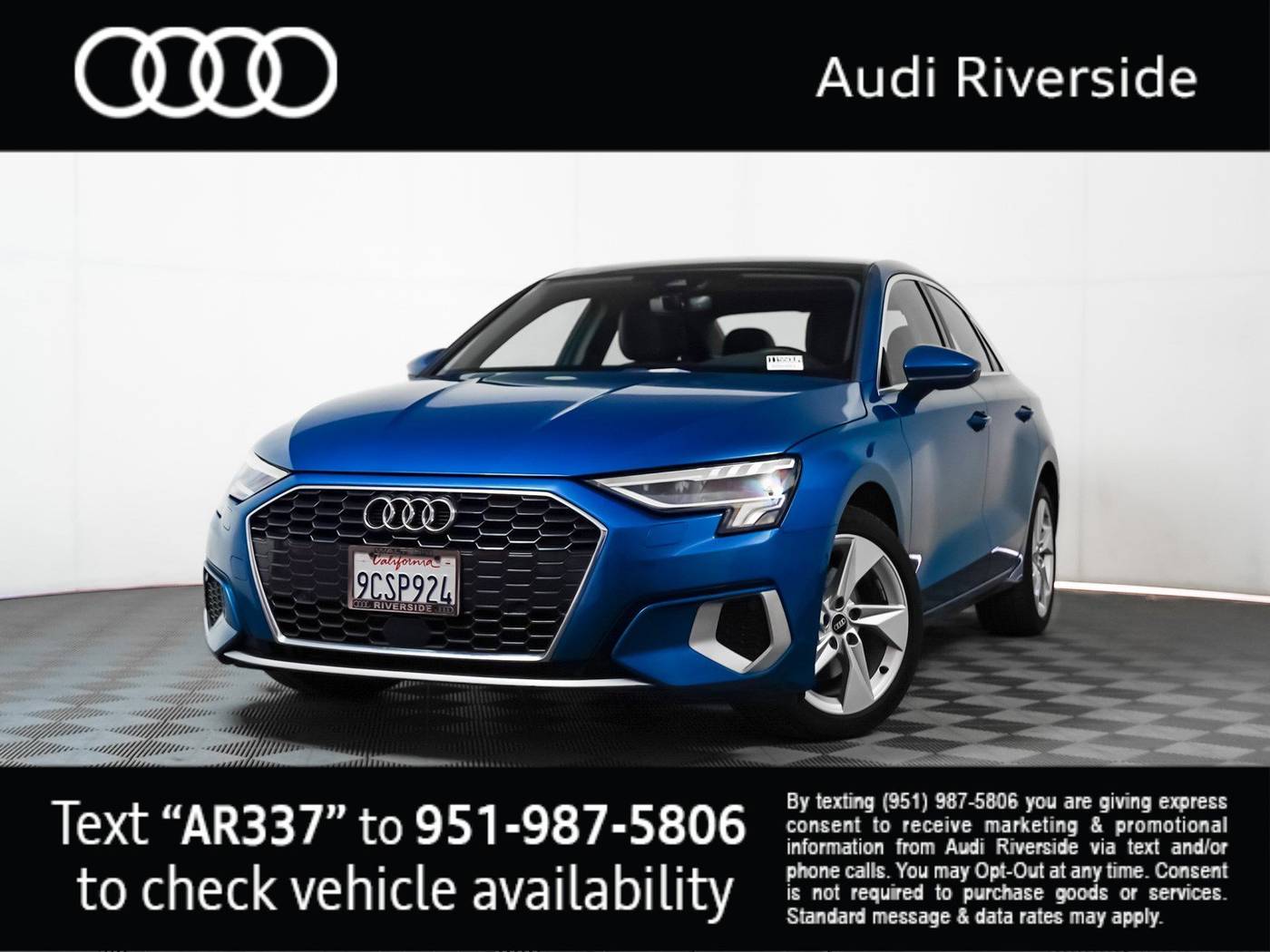2022 Audi A3 Premium Plus — Sedan — 45,077 mi — Riverside, CA