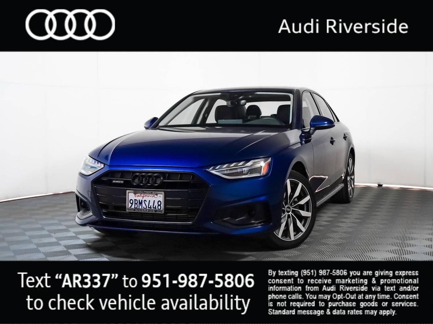 2022 Audi A4 Premium Plus — Sedan — 24,640 mi — Riverside, CA