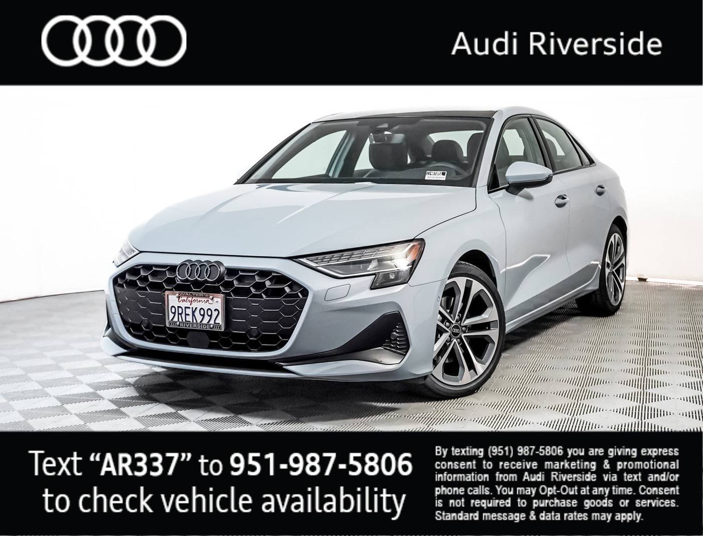 2025 Audi A3 Premium — Sedan — 333 mi — Riverside, CA