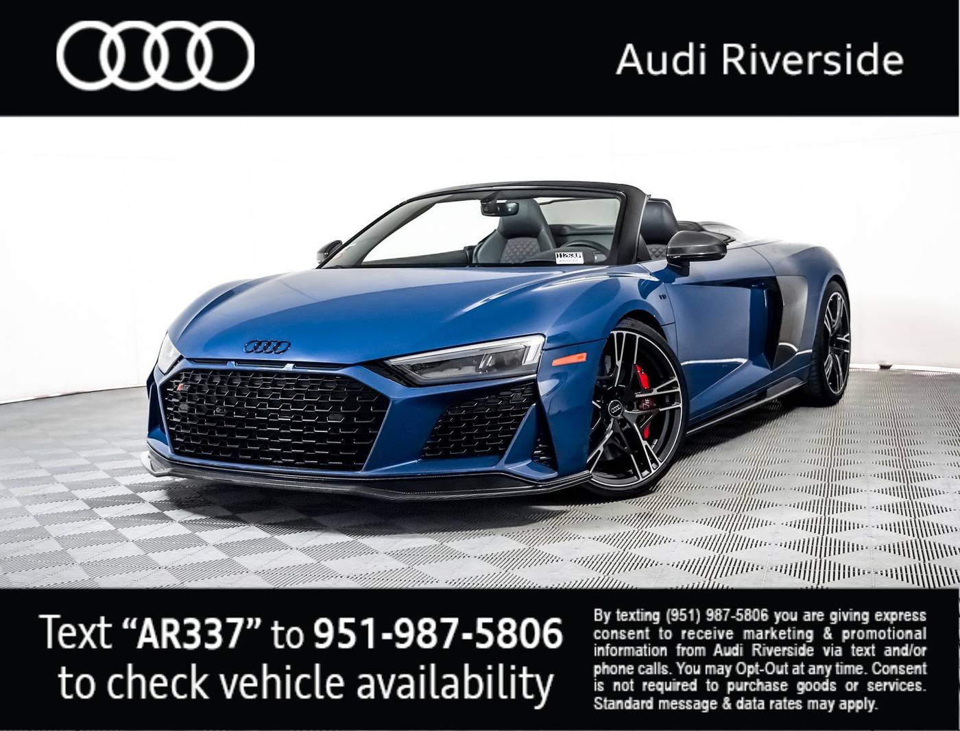 2020 Audi R8 V10 performance — Convertible — 12,535 mi — Riverside, CA