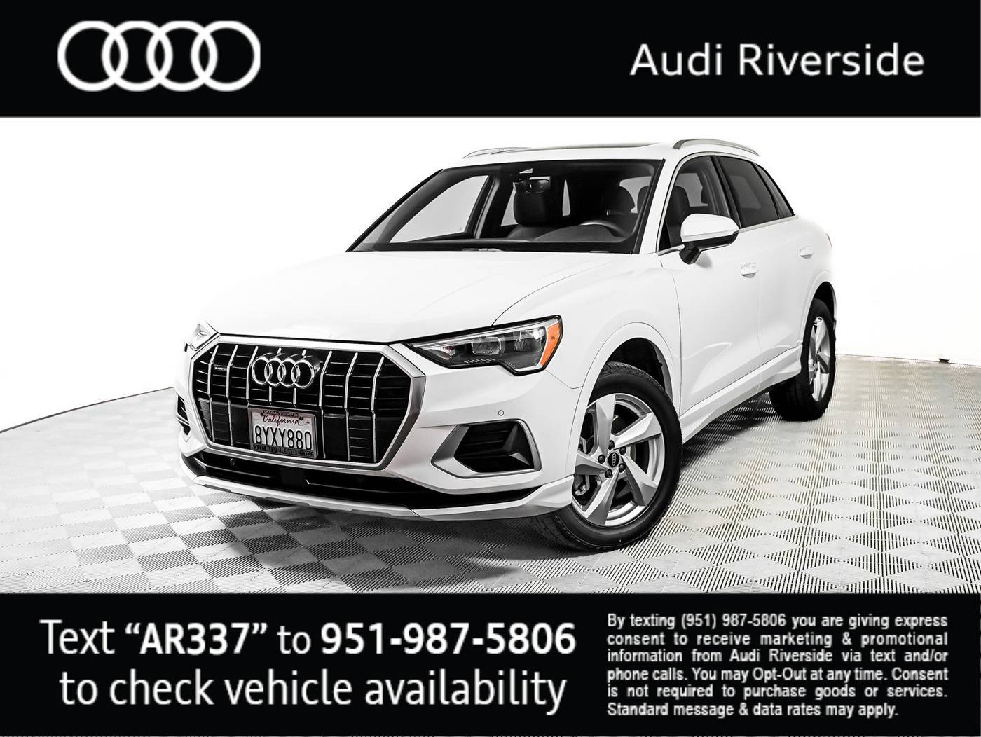 2021 Audi Q3 Premium — SUV — 52,279 mi — Riverside, CA