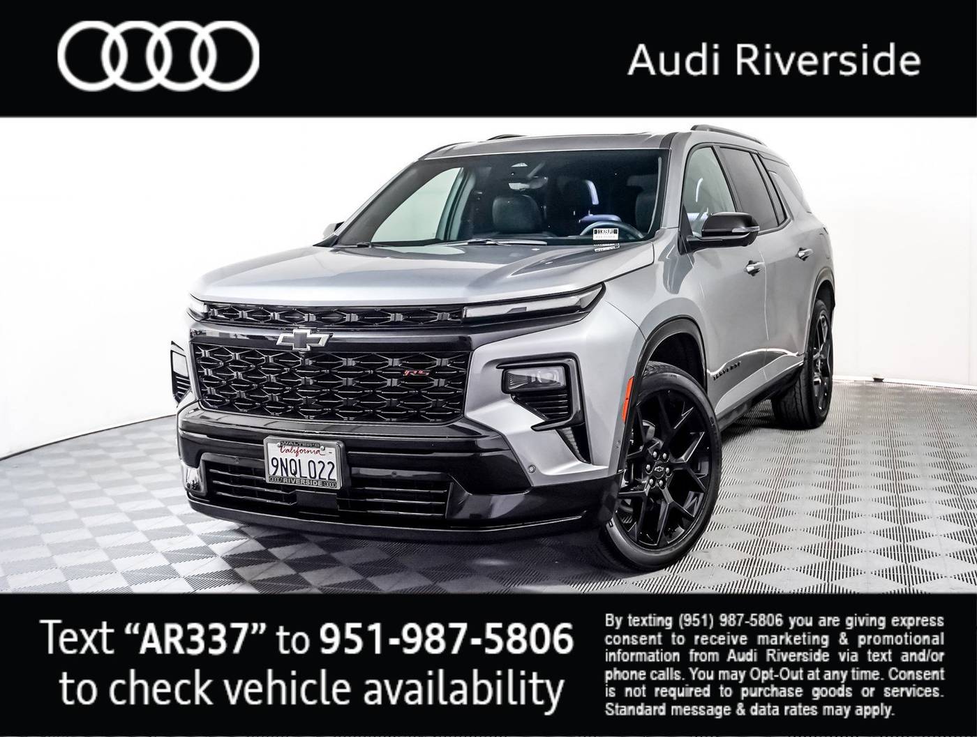 2024 Chevrolet Traverse RS — SUV — 7,788 mi — Riverside, CA