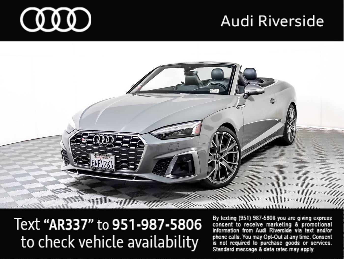 2021 Audi S5 Prestige — Convertible — 38,109 mi — Riverside, CA