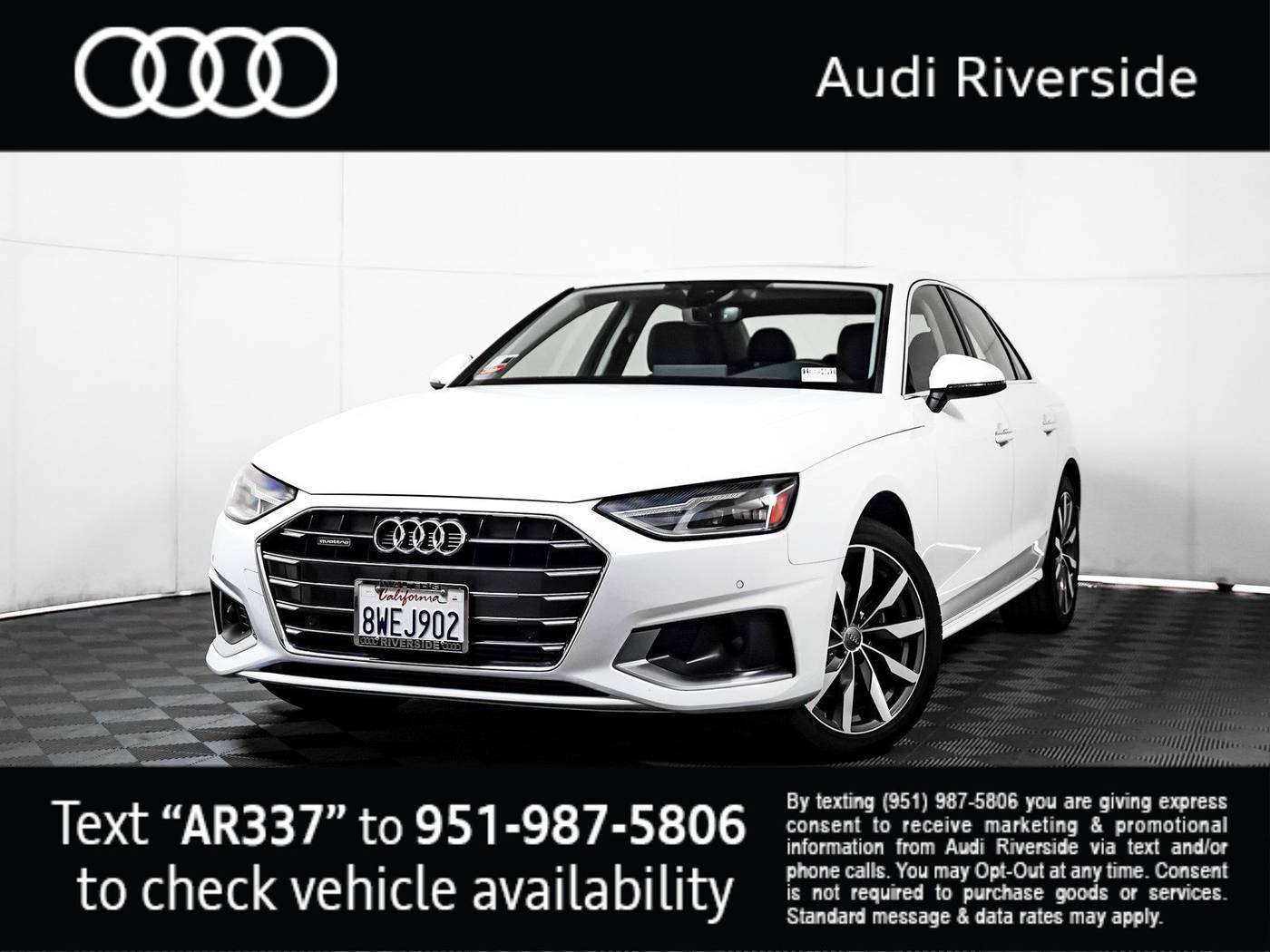 2021 Audi A4 Premium — Sedan — 15,427 mi — Riverside, CA