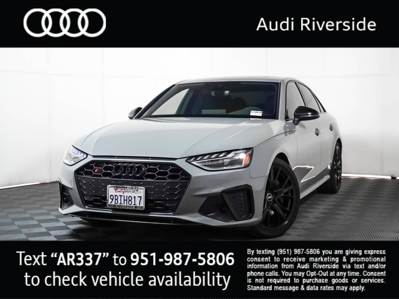 2022 Audi S4 Premium Plus — Sedan — 8,919 mi — Riverside, CA
