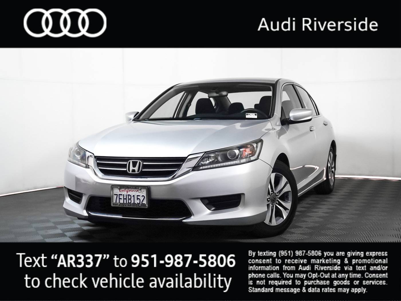 2014 Honda Accord LX — Sedan — 85,687 mi — Riverside, CA