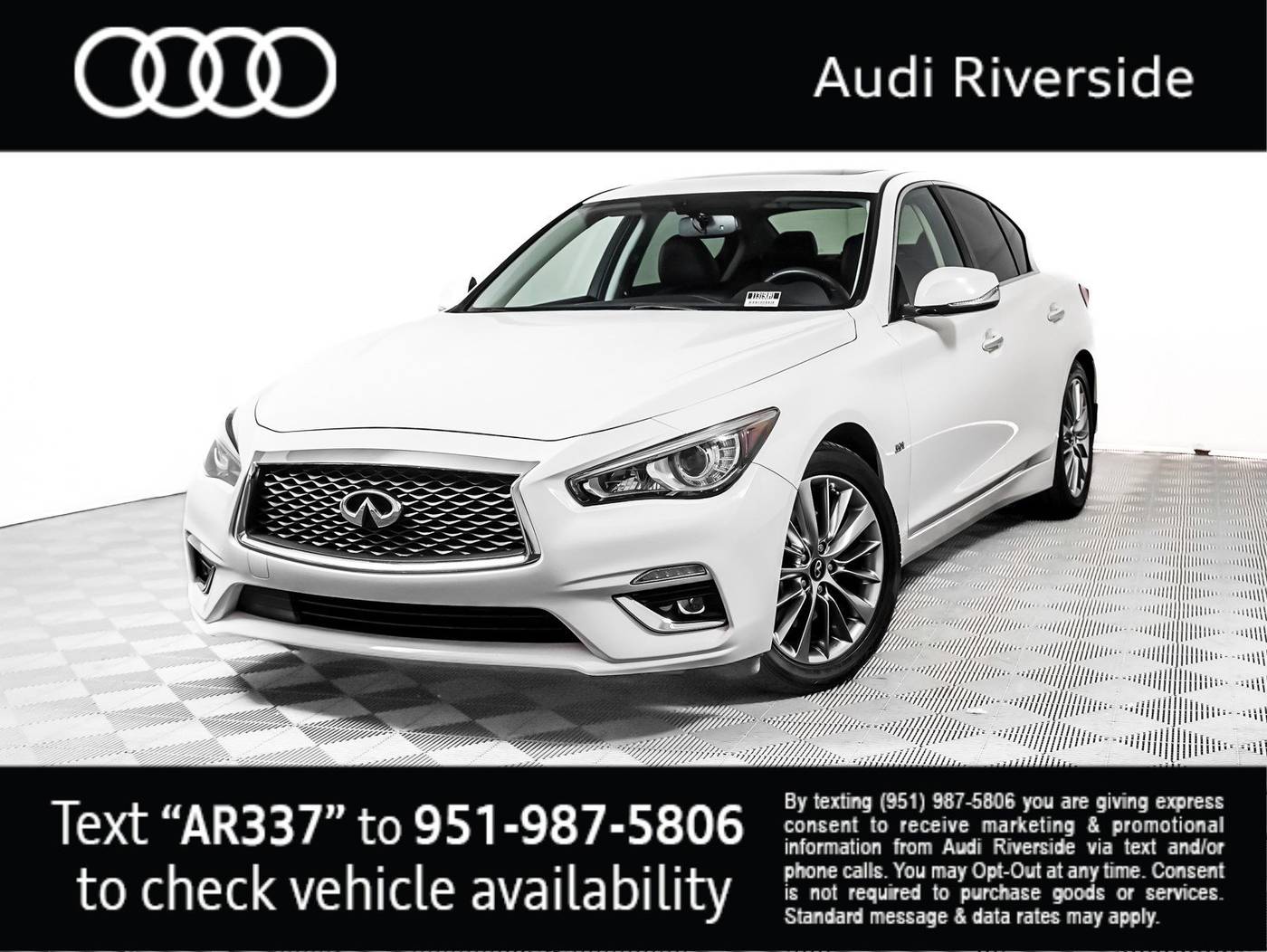 2019 INFINITI Q50 3.0t LUXE — Sedan — 60,434 mi — Riverside, CA