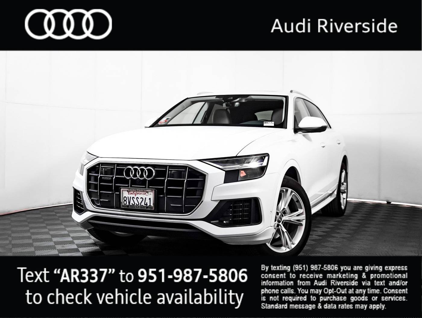2019 Audi Q8 Premium Plus — SUV — 29,788 mi — Riverside, CA