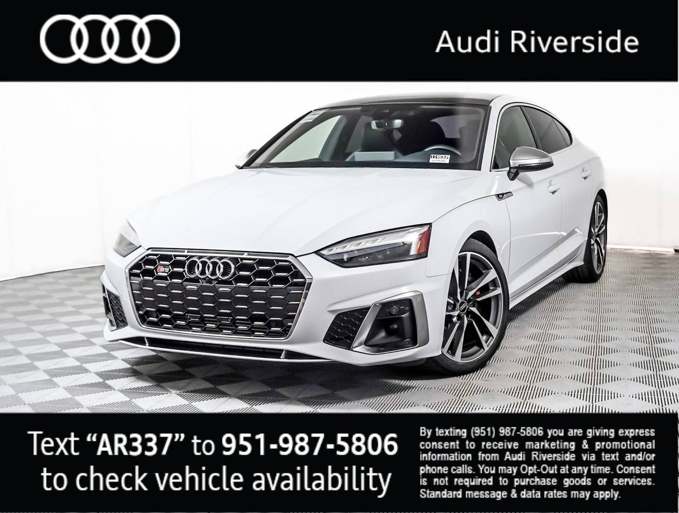 2022 Audi S5 Premium — Hatchback — 43,159 mi — Riverside, CA
