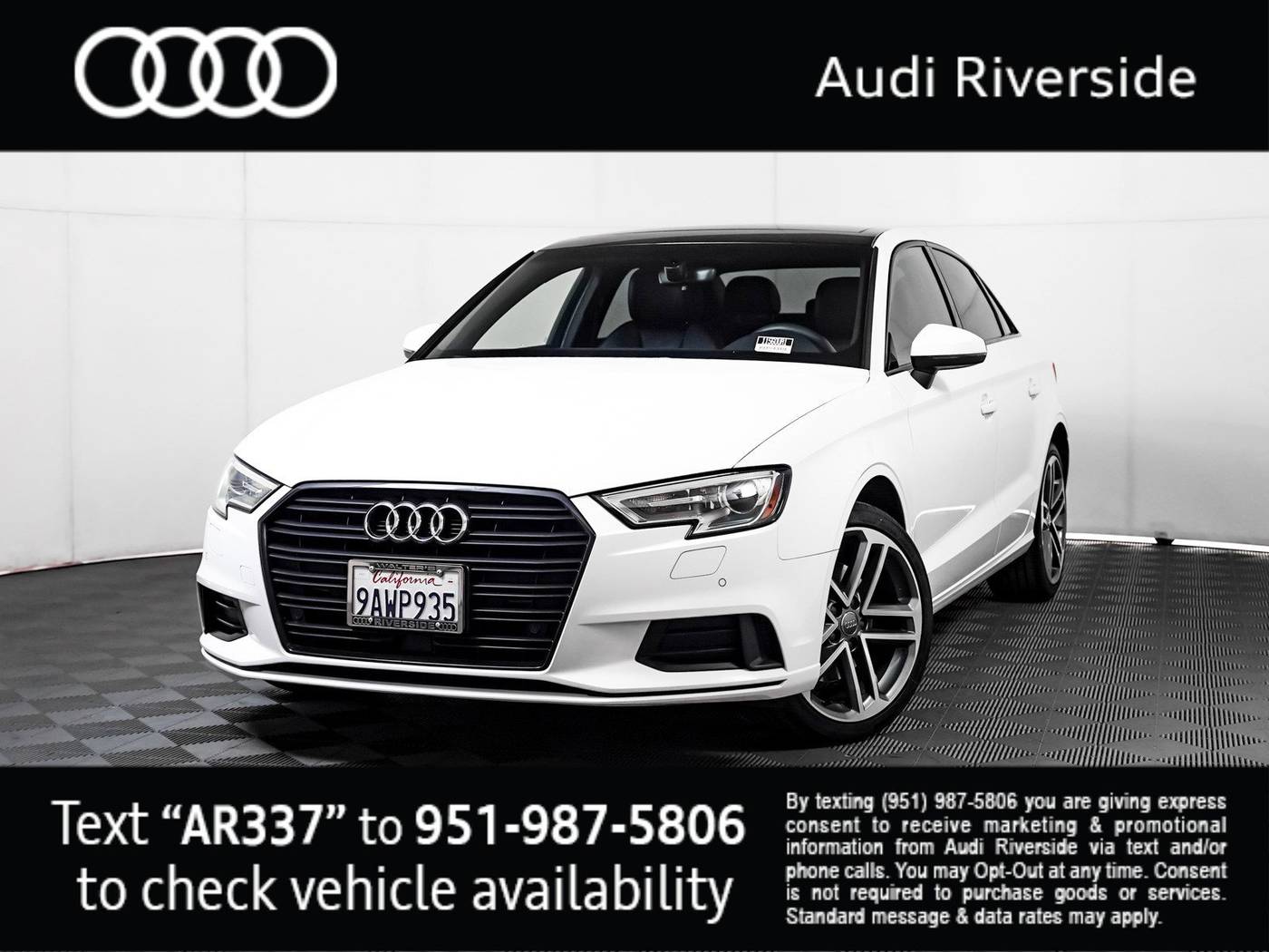 2020 Audi A3 Premium — Sedan — 68,123 mi — Riverside, CA