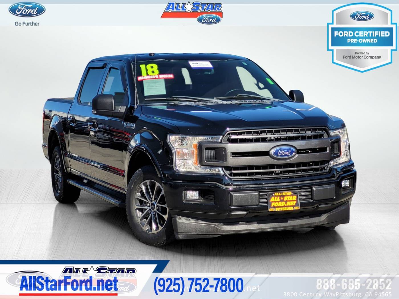 2018 Ford F-150 XLT — Pickup Truck — 70,409 mi — Pittsburg, CA