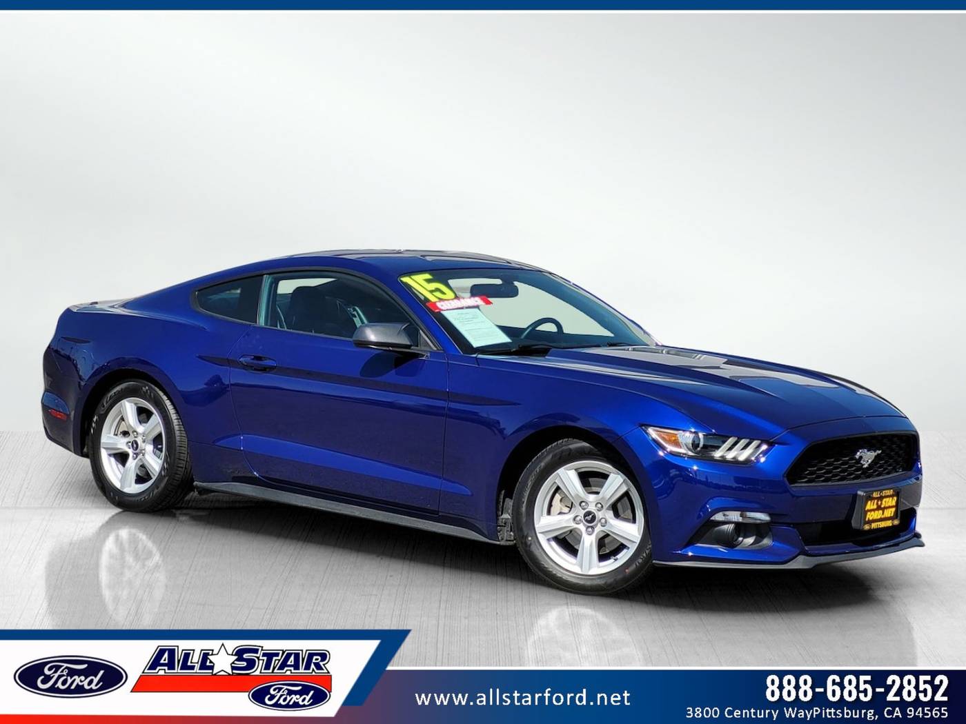 2015 Ford Mustang V6 — Coupe — 13,876 mi — Pittsburg, CA