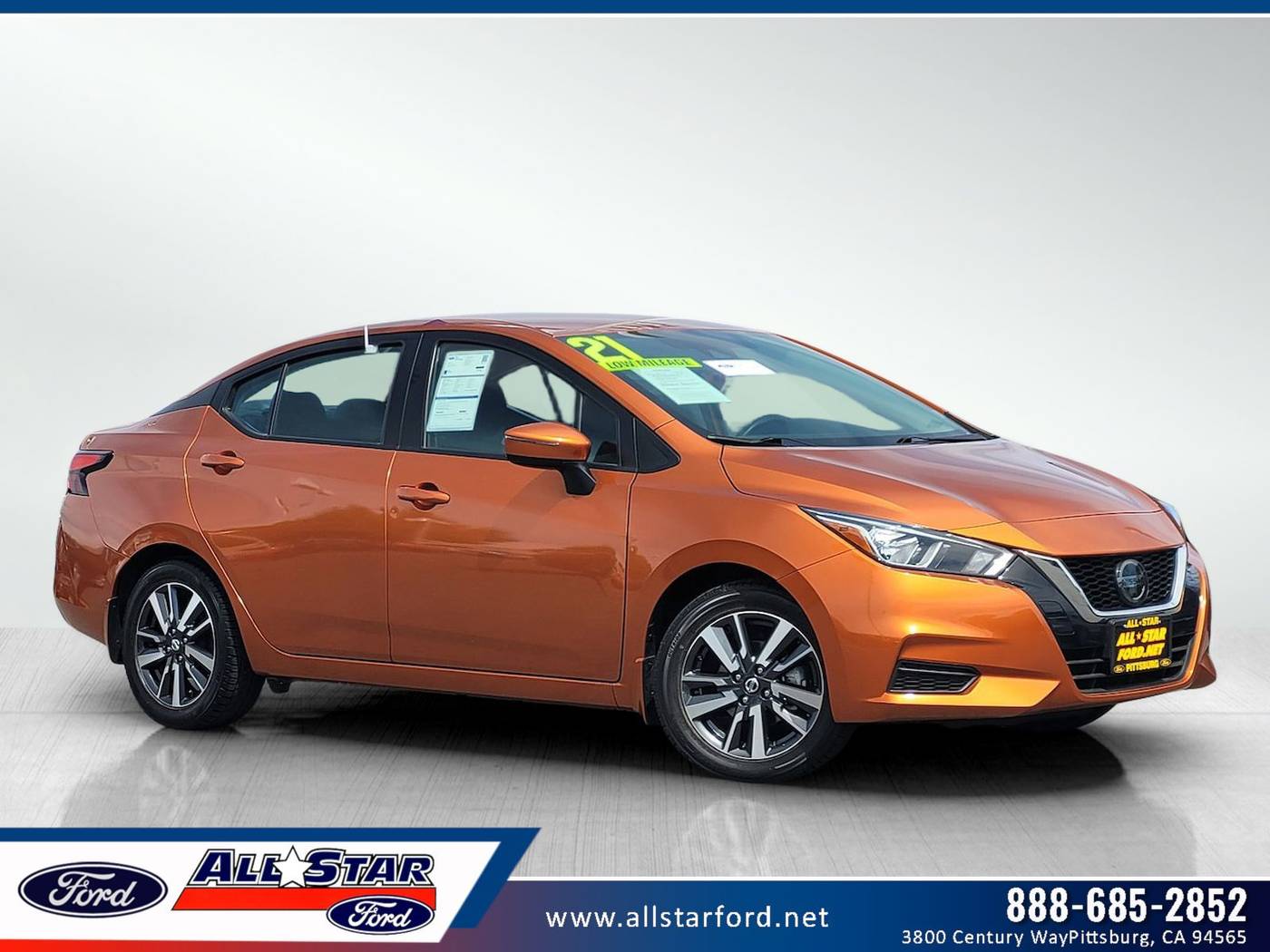 2021 Nissan Versa SV — Sedan — 26,730 mi — Pittsburg, CA