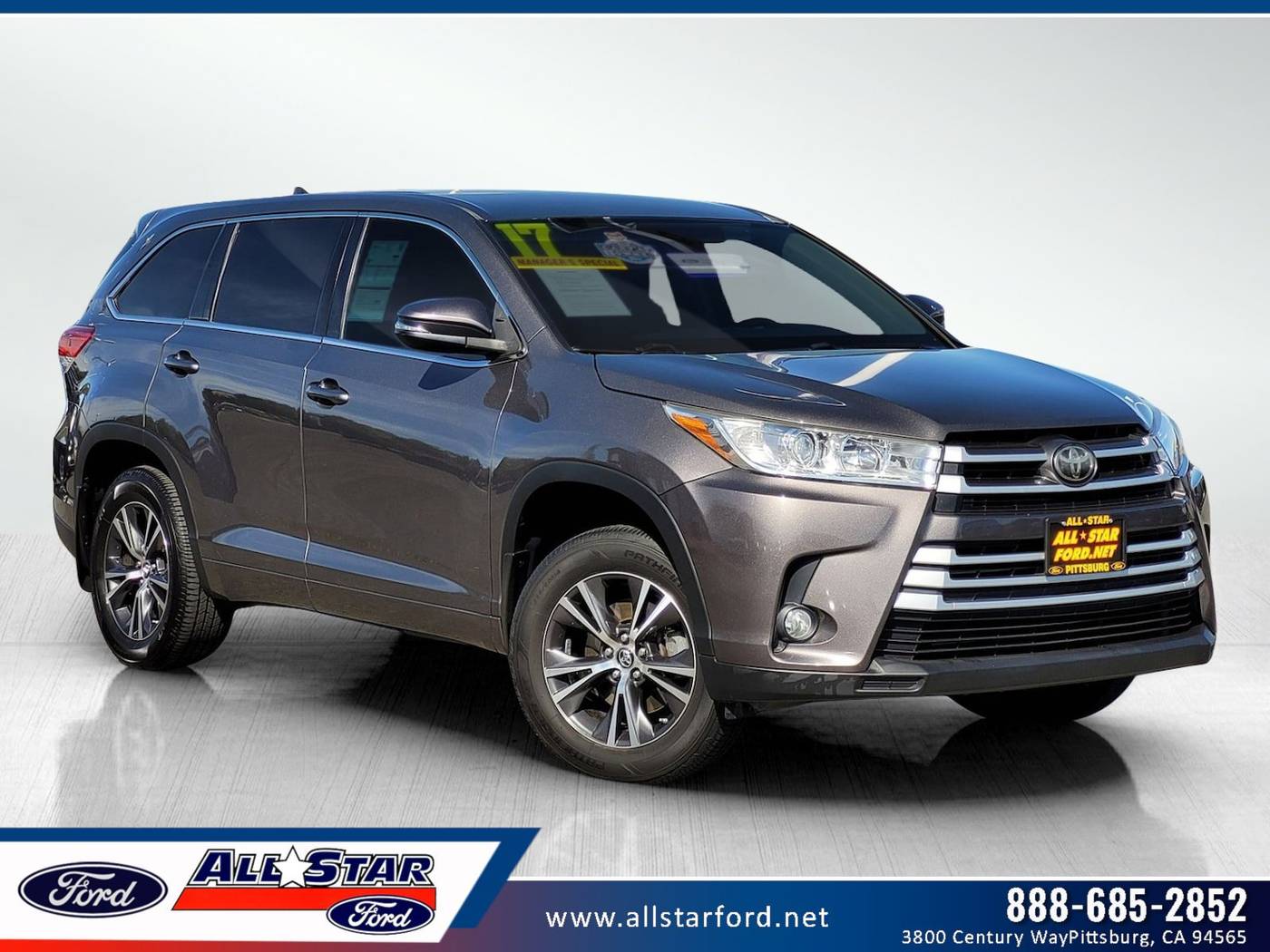 2017 Toyota Highlander LE V6 — SUV — 74,265 mi — Pittsburg, CA
