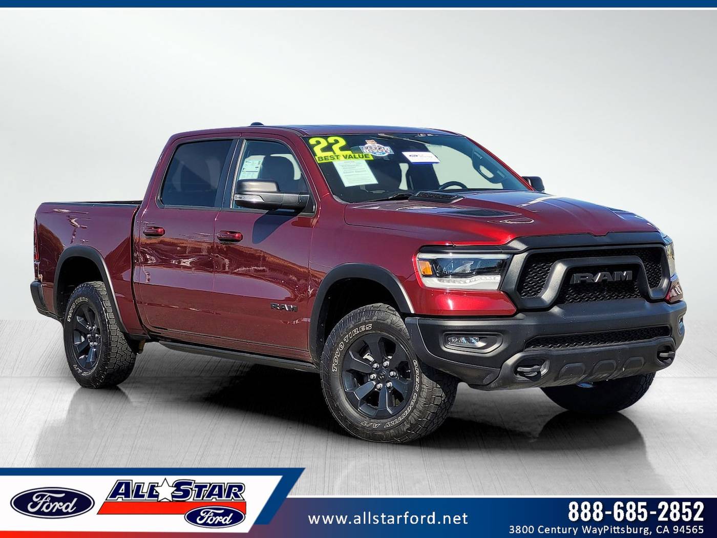 2022 Ram 1500 Rebel — Pickup Truck — 62,390 mi — Pittsburg, CA