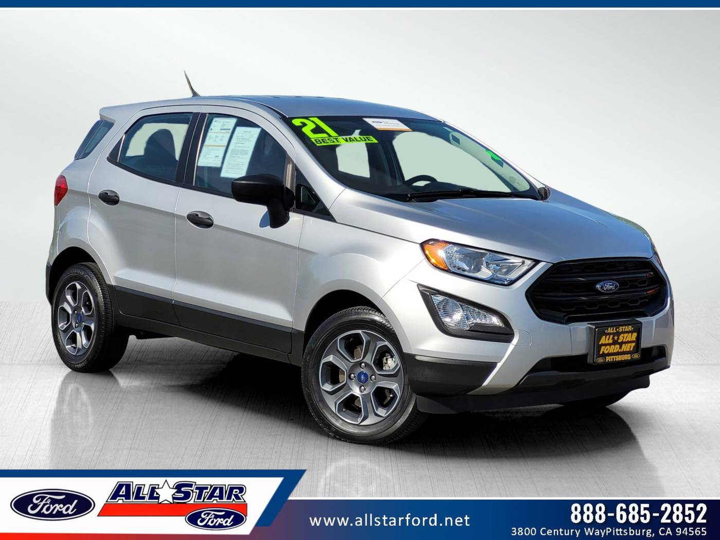 2021 Ford EcoSport S — SUV — 20,921 mi — Pittsburg, CA