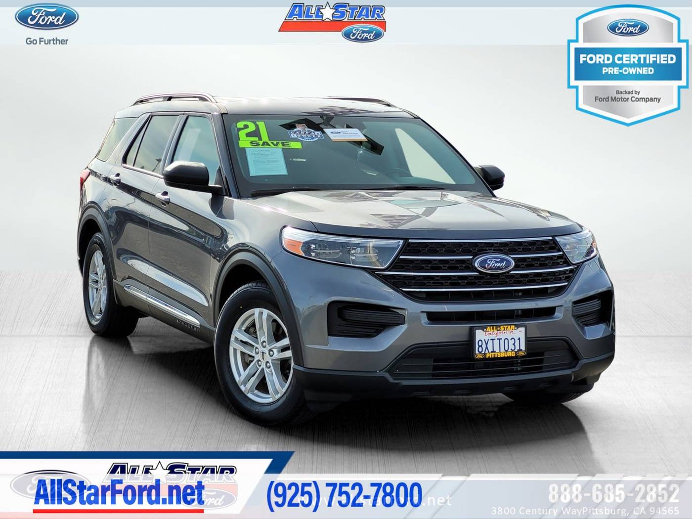 2021 Ford Explorer XLT — SUV — 35,359 mi — Pittsburg, CA